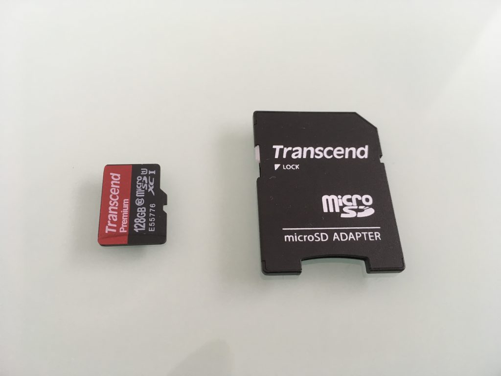 使用microSDカード